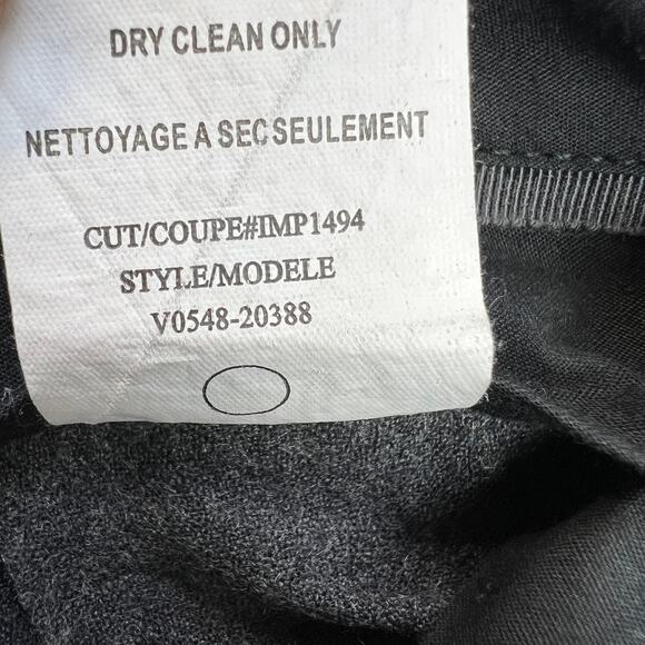 Vince Womens Naval Pants Charcoal Wool Blend Wide Straight Leg Sailor Style Sz 4 - Picture 12 of 14